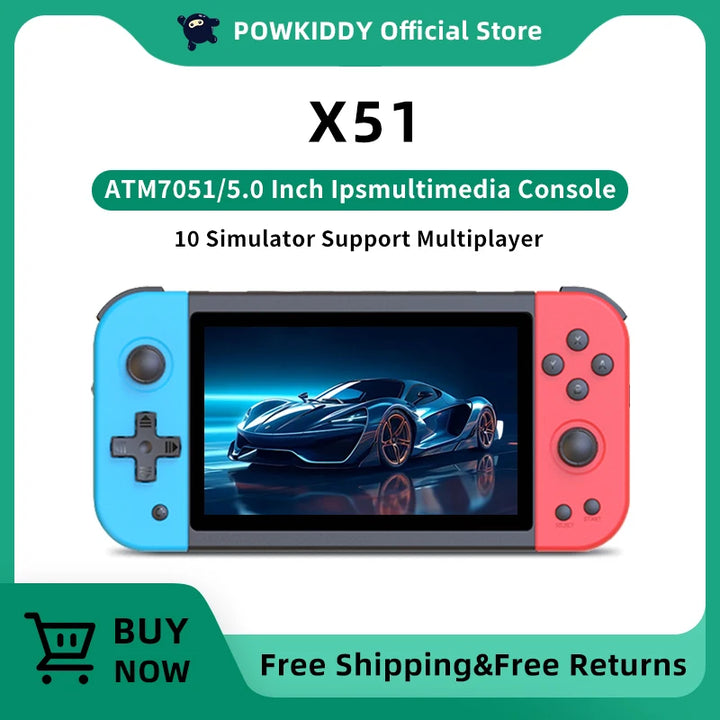 Powkiddy X51 Retro Handheld Game Console