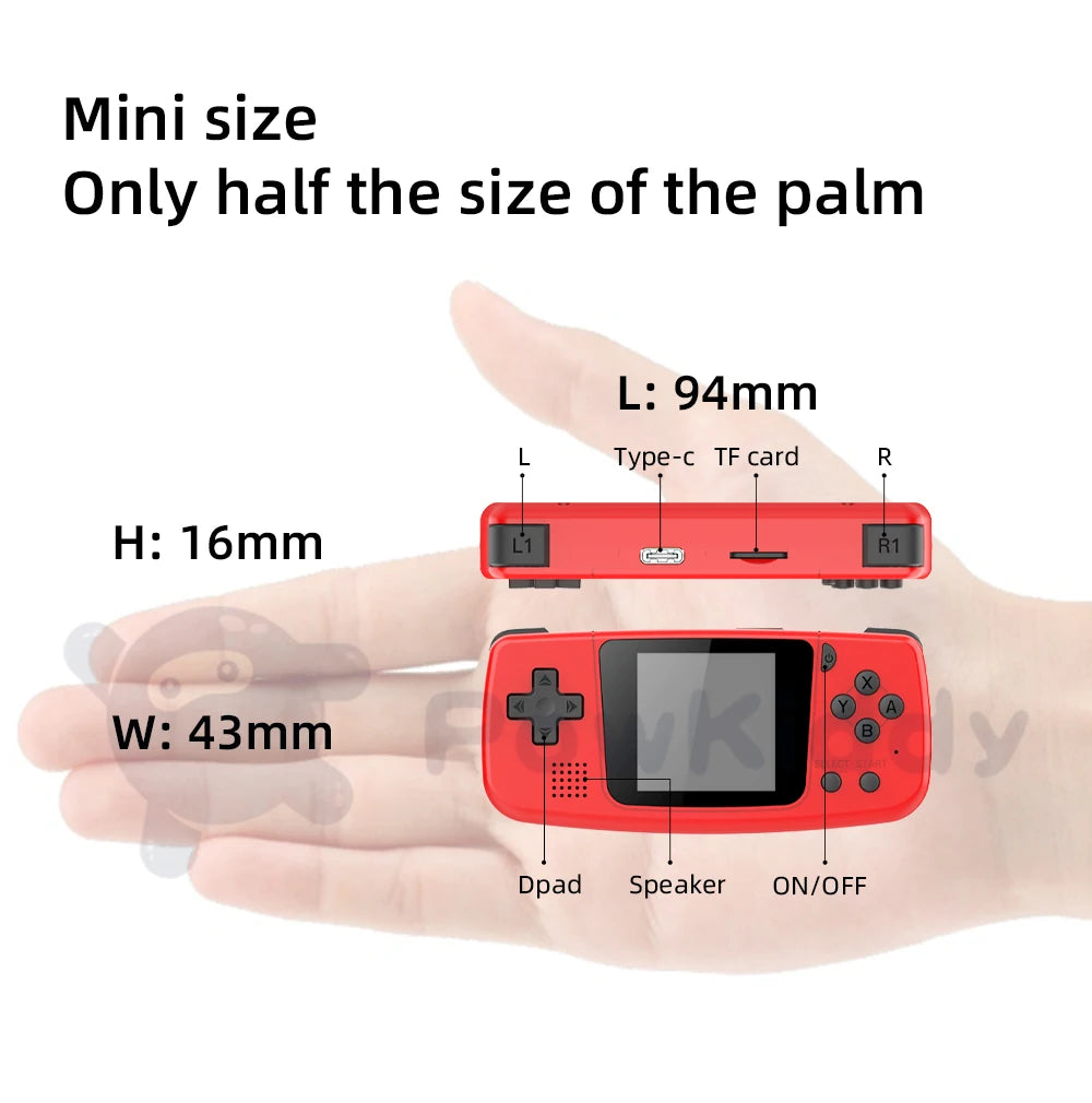 POWKIDDY Q36 Mini Handheld Game Console