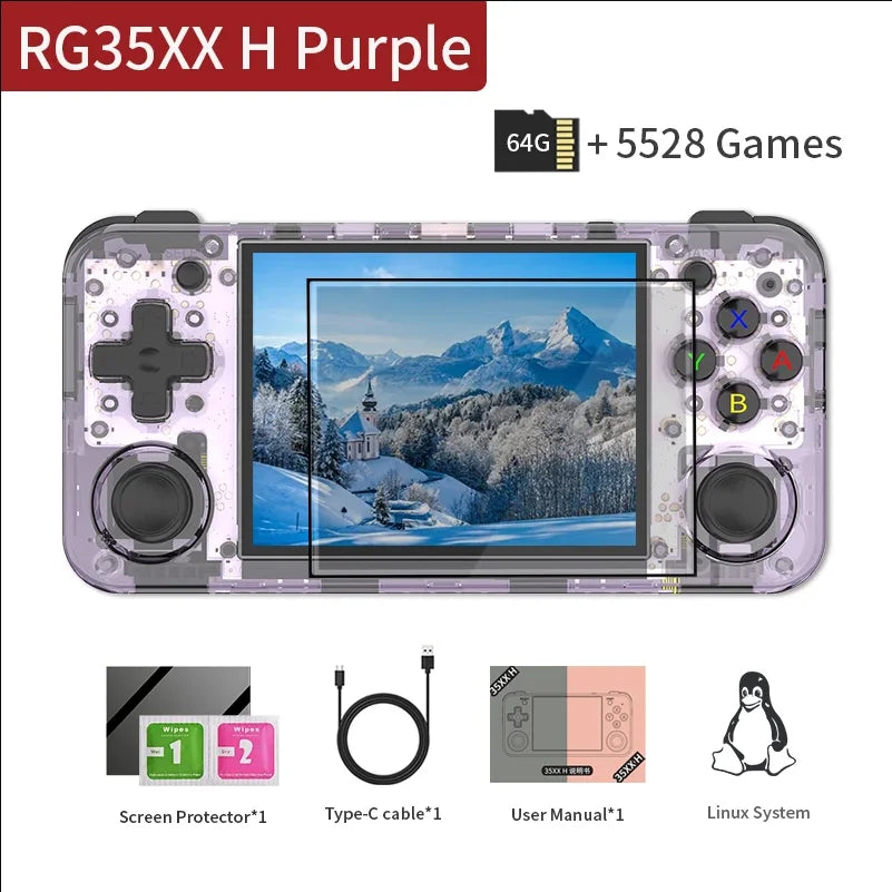 RG35XX H Handheld Game Console