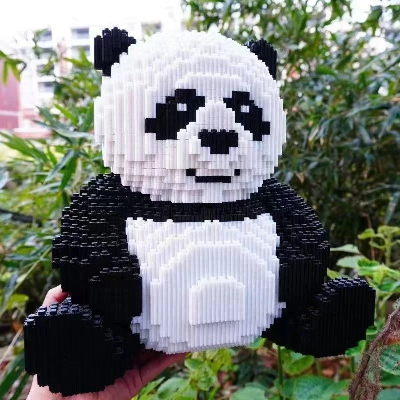 Giant Panda Lego Block Set