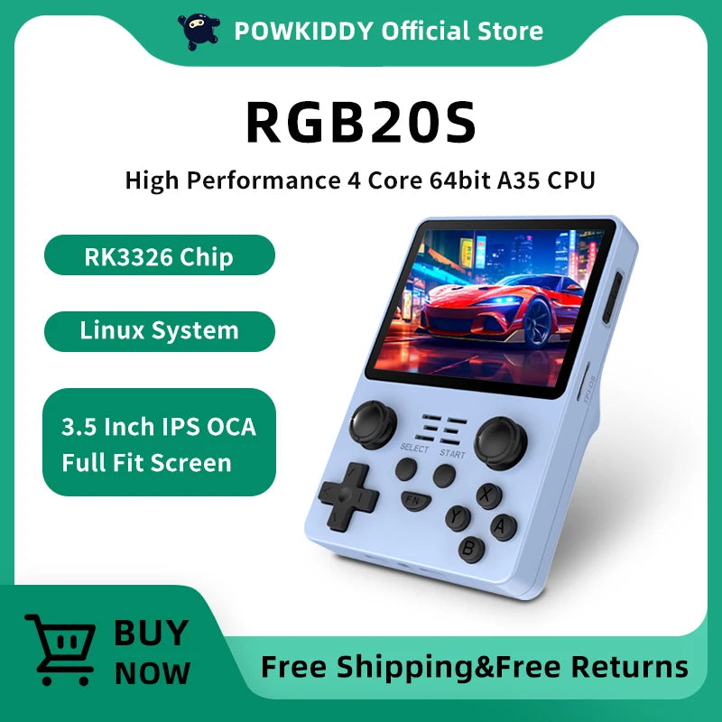 POWKIDDY RGB20S Handheld Game Console