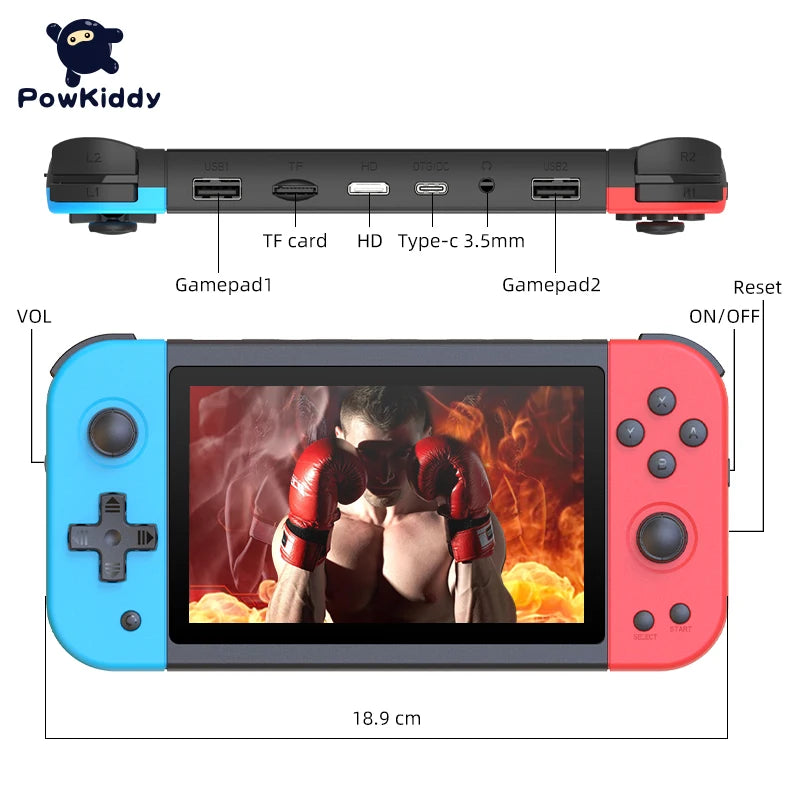 Powkiddy X51 Retro Handheld Game Console