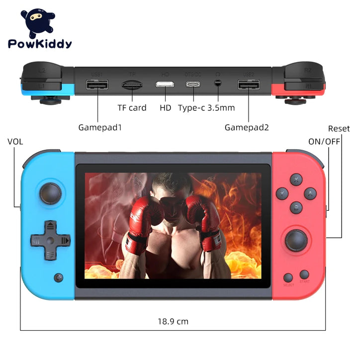 Powkiddy X51 Retro Handheld Game Console