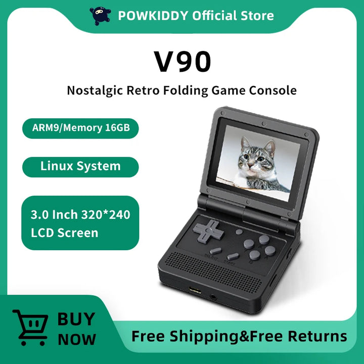 POWKIDDY v90 Retro Handheld Game Console