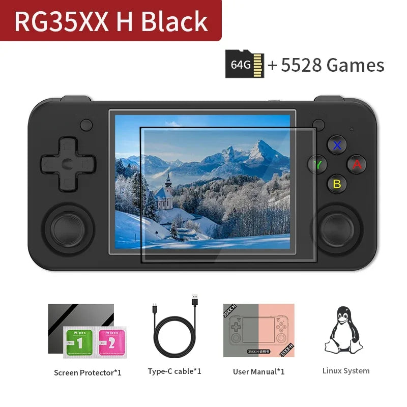 RG35XX H Handheld Game Console