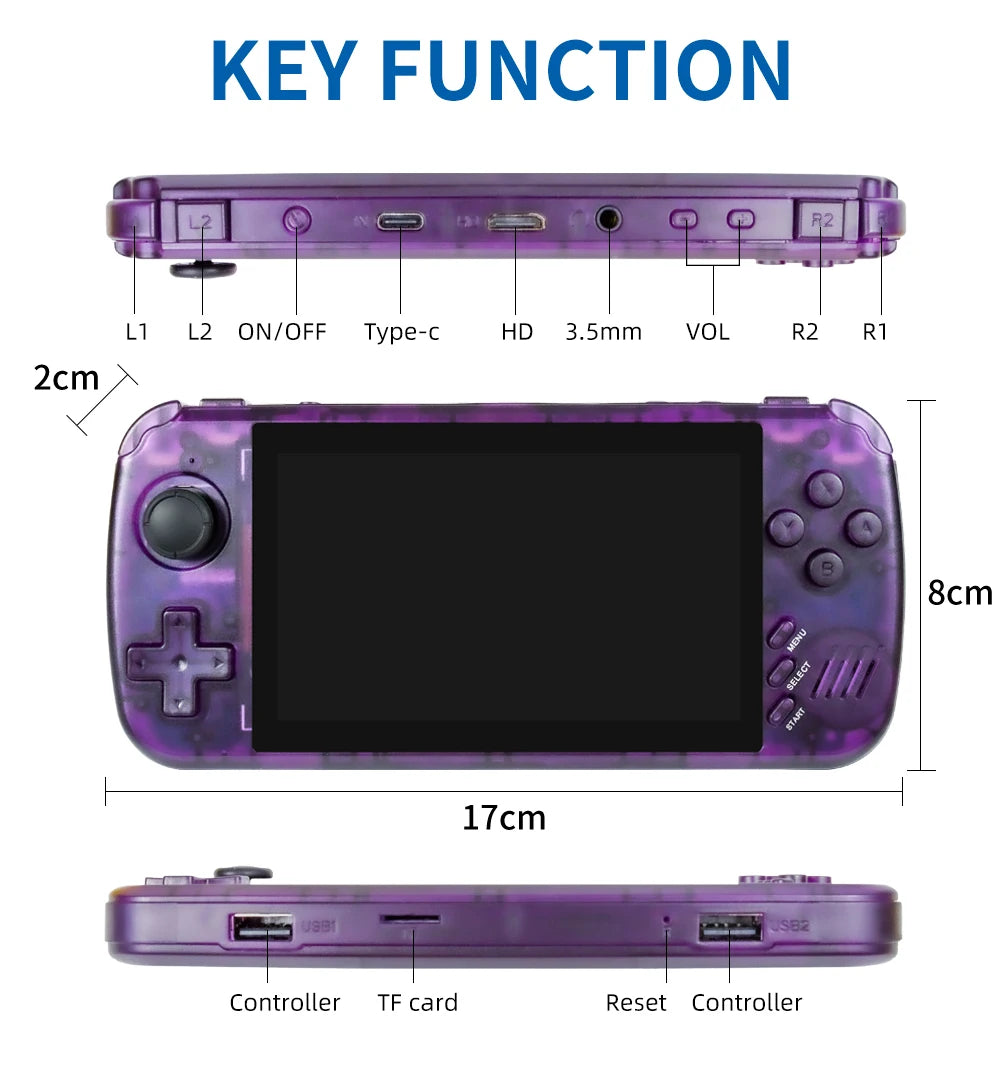 POWKIDDY X39 Pro Handheld Game Console