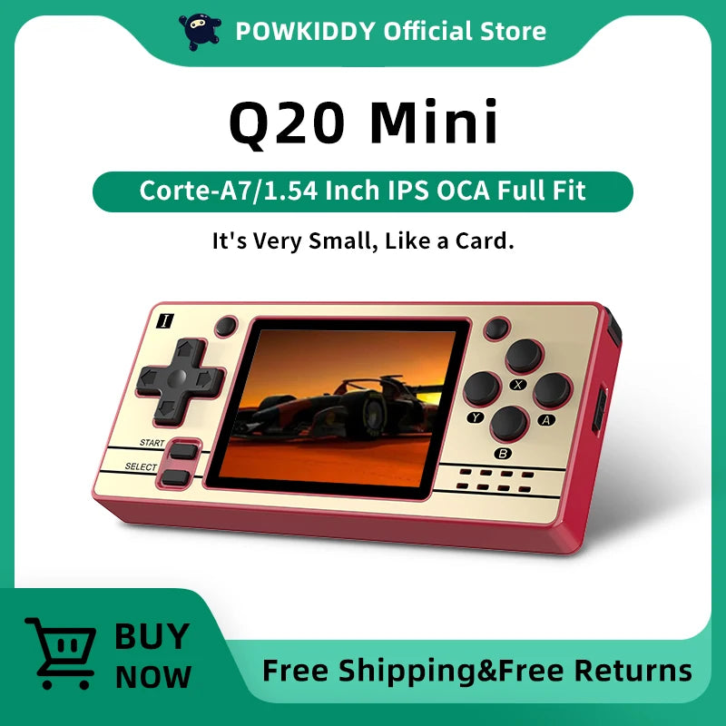 POWKIDDY Q20 MINI Retro Handheld Game Console