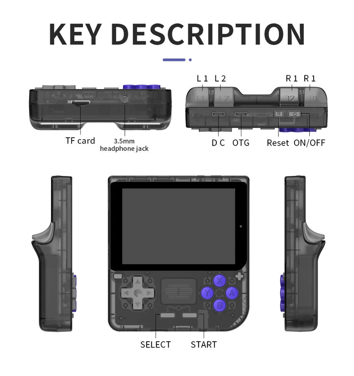 POWKIDDY V10 Handheld Game Console