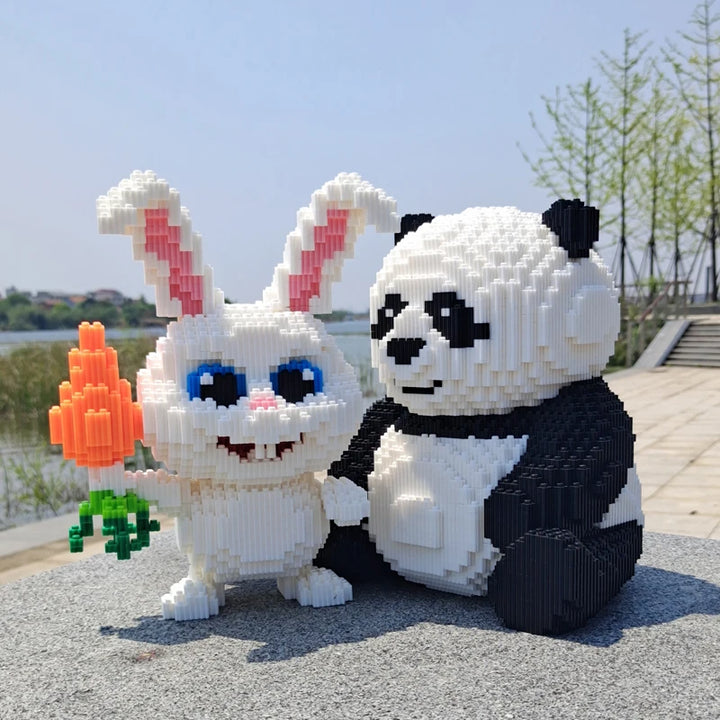 Giant Panda Lego Block Set