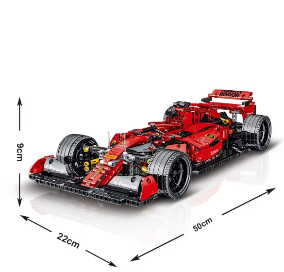 Technical Red F1 LEGO Formula Car