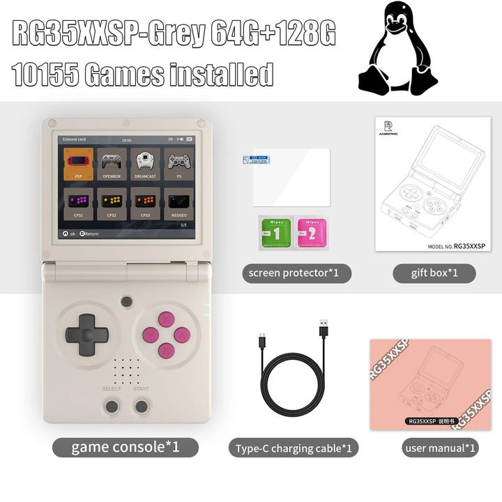 ANBERNIC RG35XXSP Retro Handheld Game Console - Pocket gamers