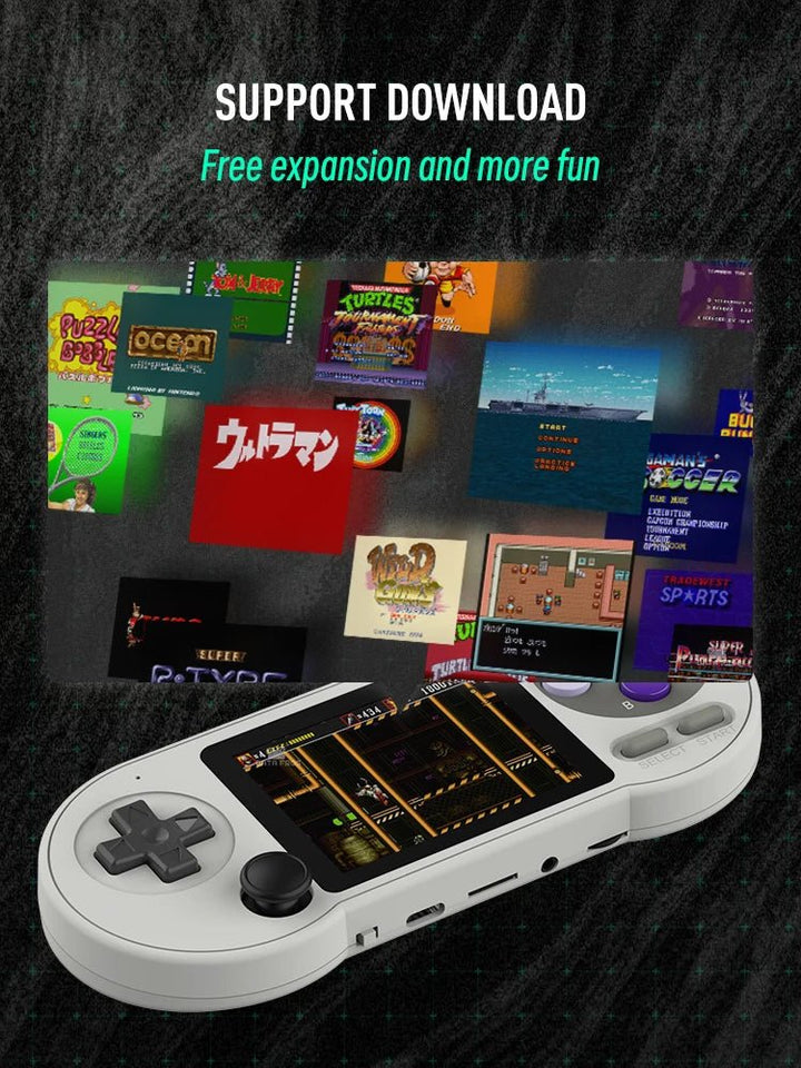 DATA FROG SF2000 Portable Retro Handheld Game Console - Pocket gamers