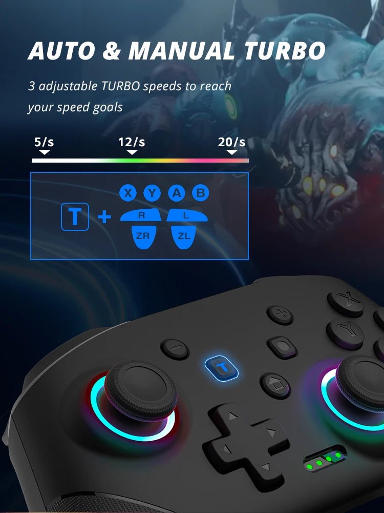 DATA FROG Wireless Controller Niintendo Switch - Pocket gamers