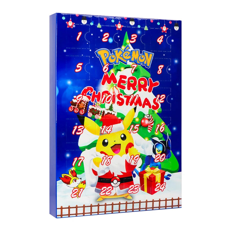 pokemon calender christmas gift set blue