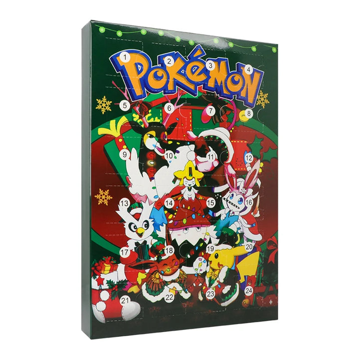 pokemon calender christmas gift set green