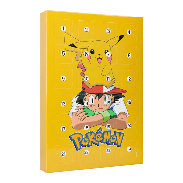 pokemon calender christmas gift set yellow